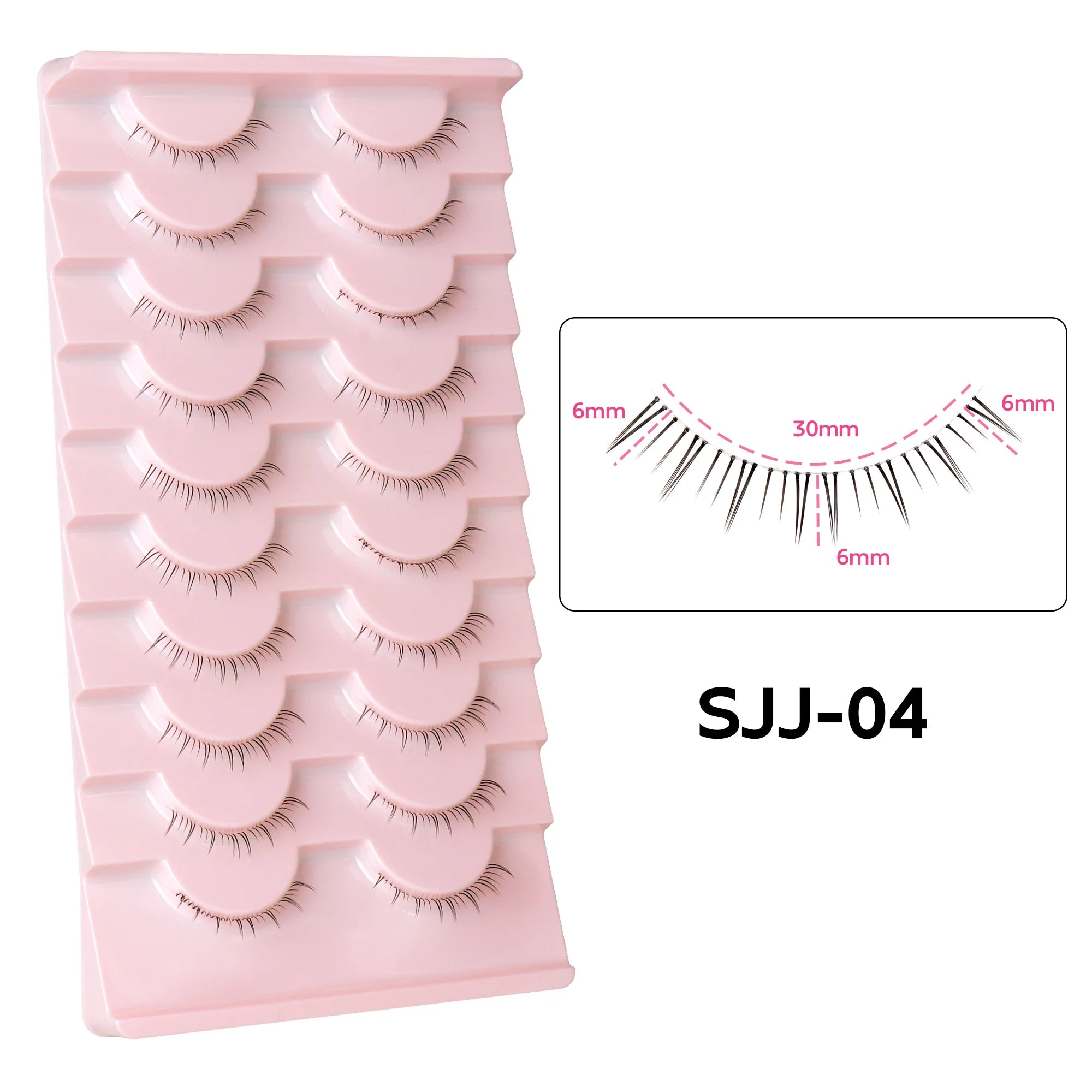 10Pairs Lower Manga Style Eyelashes