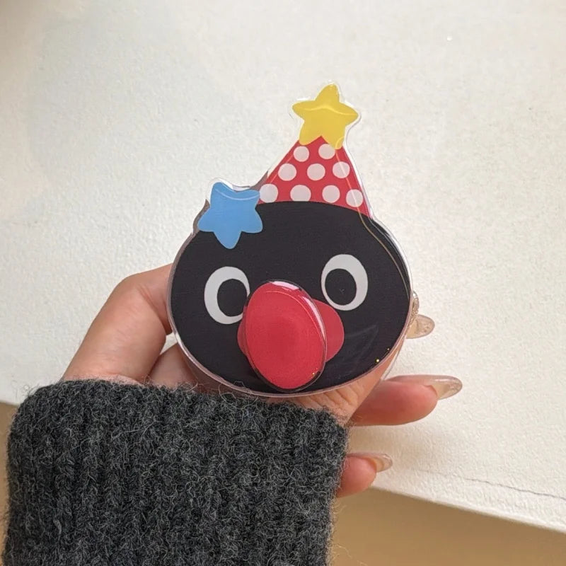 Kawaii Cartoon Penguin Magnetic Bracket Phone Case