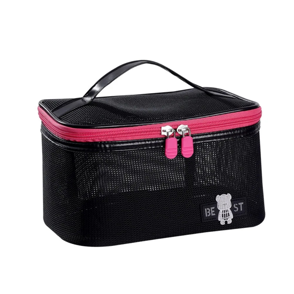 Large Kawaii Leather Makeup Bag