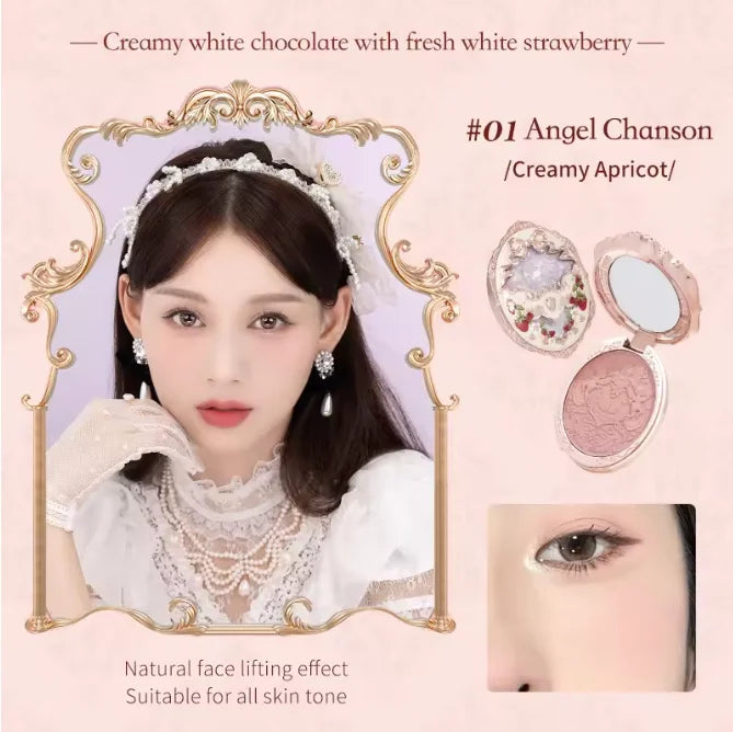 Bunny Garden Collection Embossed Blush