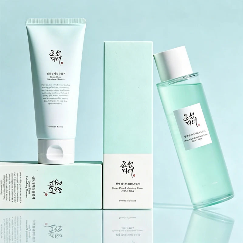 Beauty of Joseon Mild Facial Cleanser | Toner | Essence | SPF50+ Anti UV Rice Probiotic Sunscreen