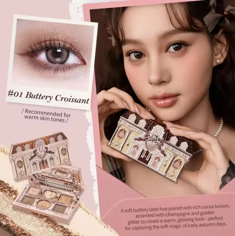 Shell Pearl Collection Matte Pearl Six Color Eyeshadow Palette