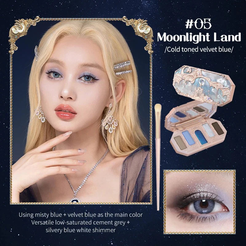 Moonlight Mermaid Eyeshadow Pallet | Glow, Shimmer, & Shine