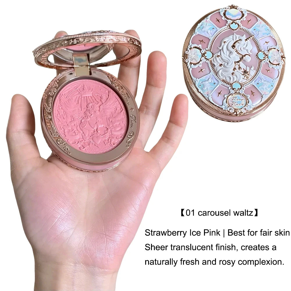 Strawberry Rococo Series Embossed Blush