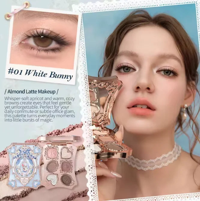 Shell Pearl Collection Matte Pearl Six Color Eyeshadow Palette