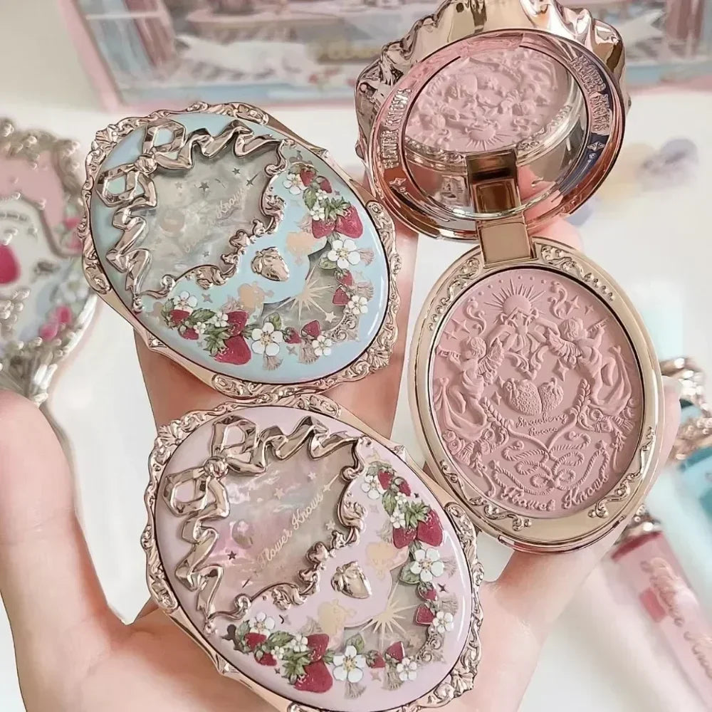 Strawberry Rococo Series Embossed Blush