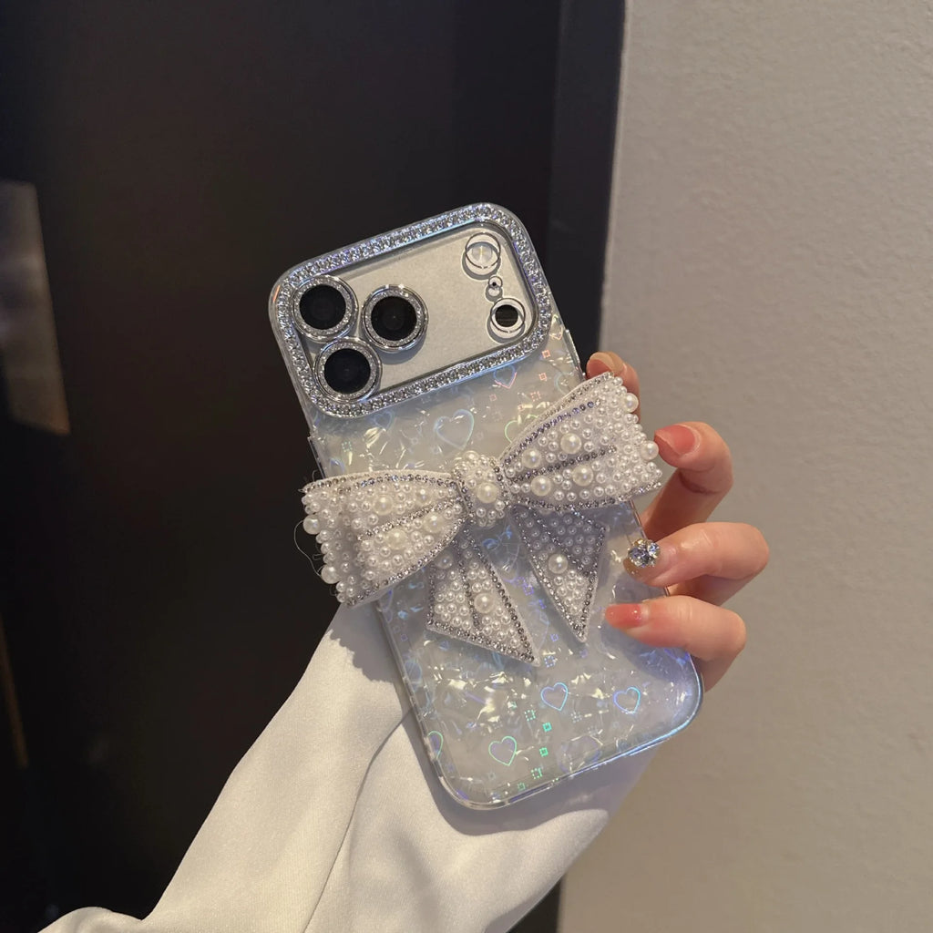 Rhinestone Bows & Hearts Phone Case