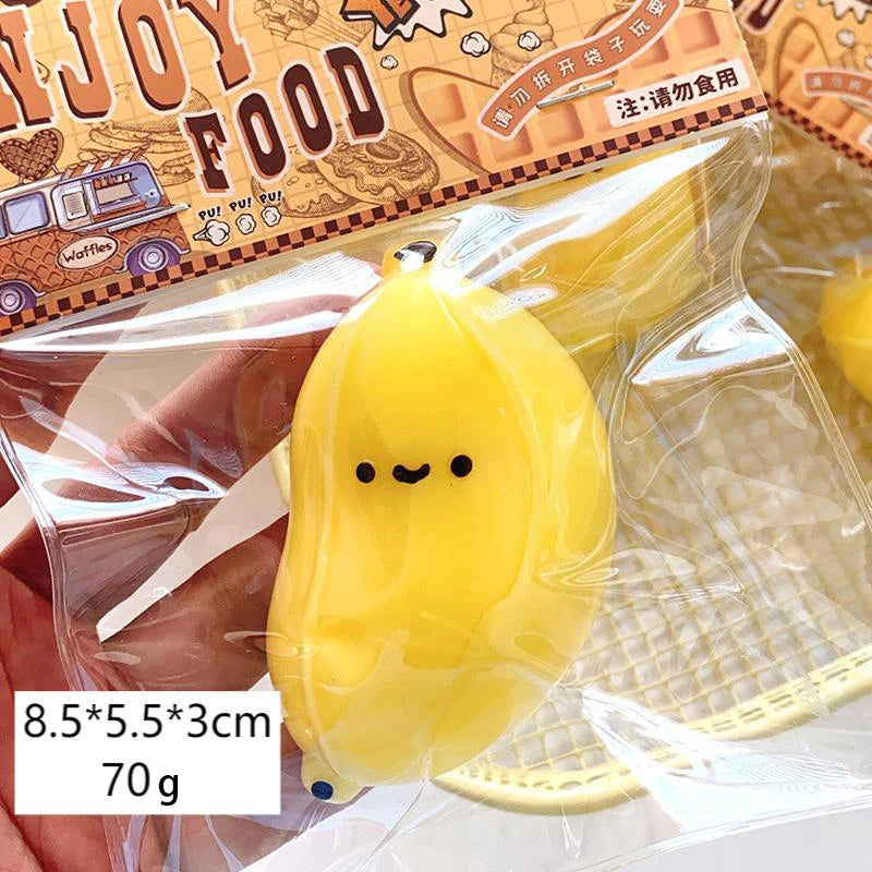 Food squeezing toys, soft and sticky with slow rebound, squeeze and relax jelly stress relief toys, for children and adults.