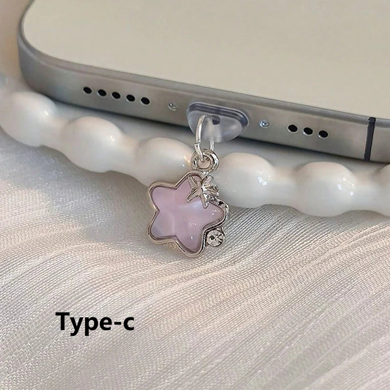 Diamond Star Dust Plug Charm