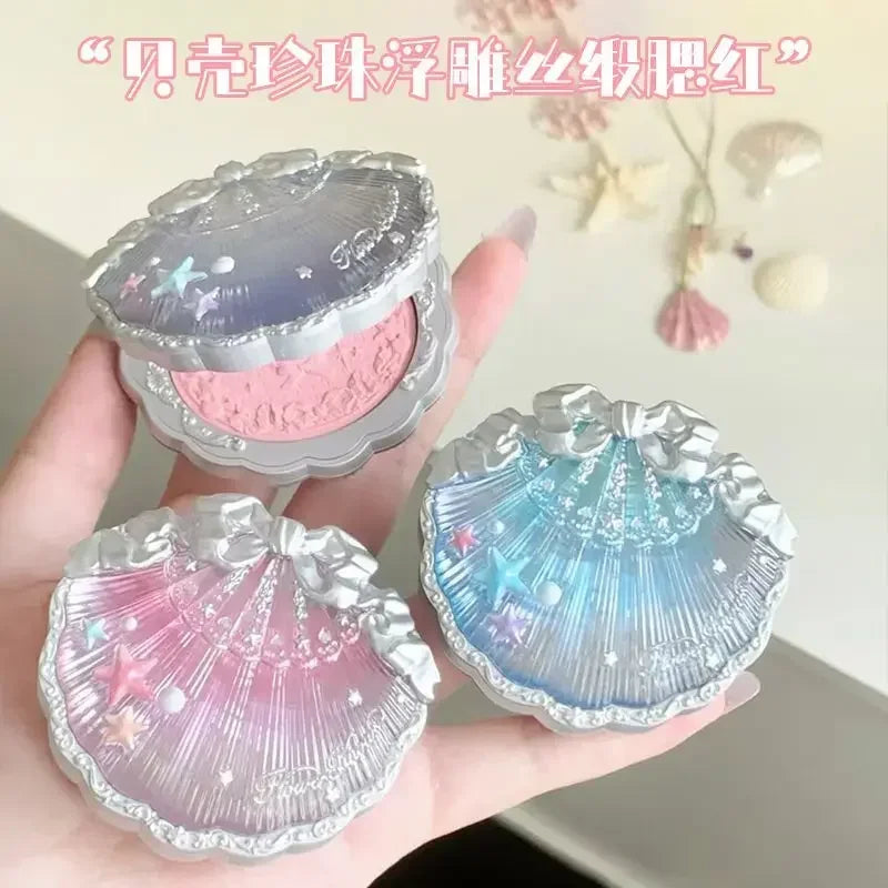 Shells Jewel Collection | Embossed Silk Satin Blusher