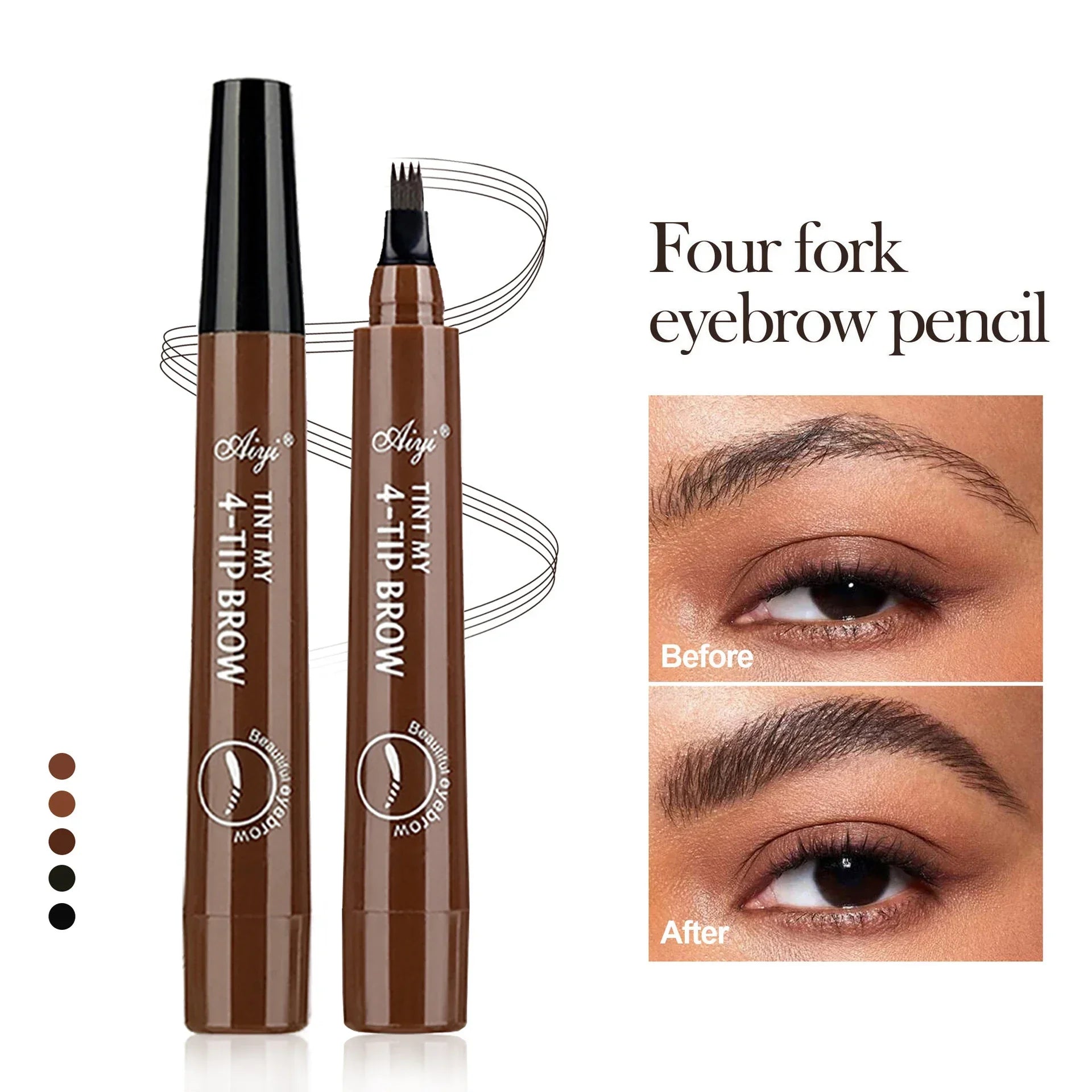Korean Four Fork Eyebrow Pencil