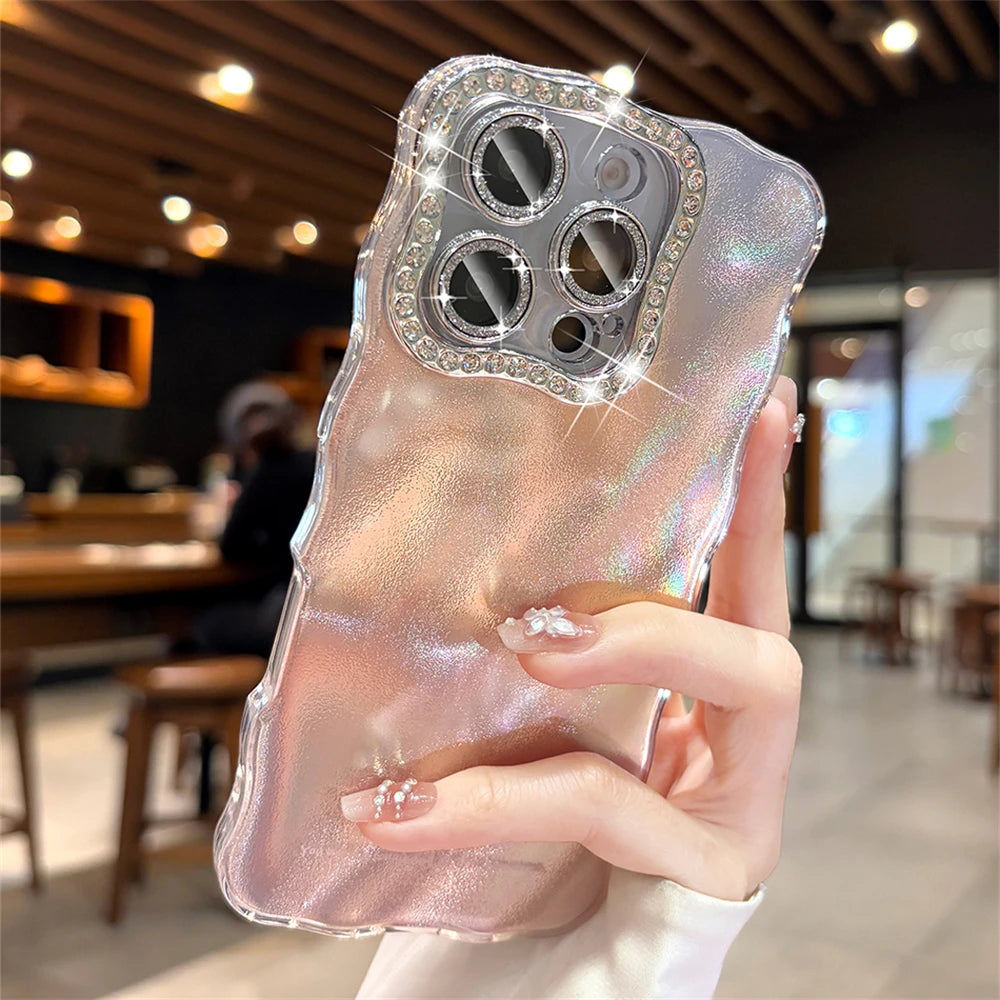 Pearlescent Water Ripple Phone Case