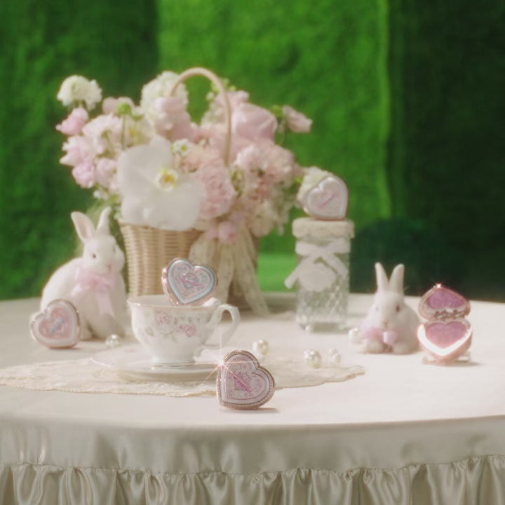 Bunny Garden Collection Embossed Blush