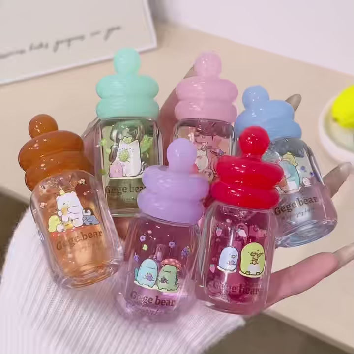 Gege Bear Cute Cartoon Lip Oil